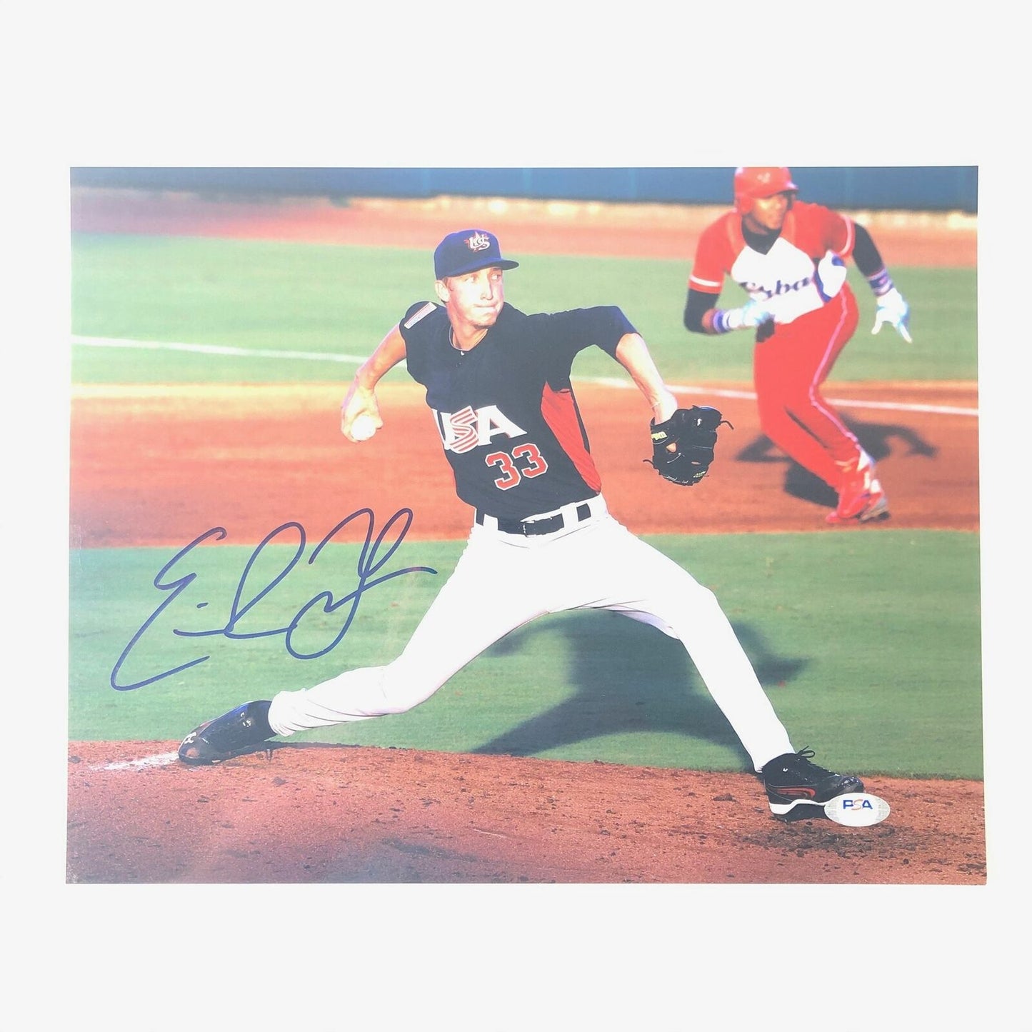 Erick Fedde signed 11x14 Photo PSA/DNA Nationals autographed