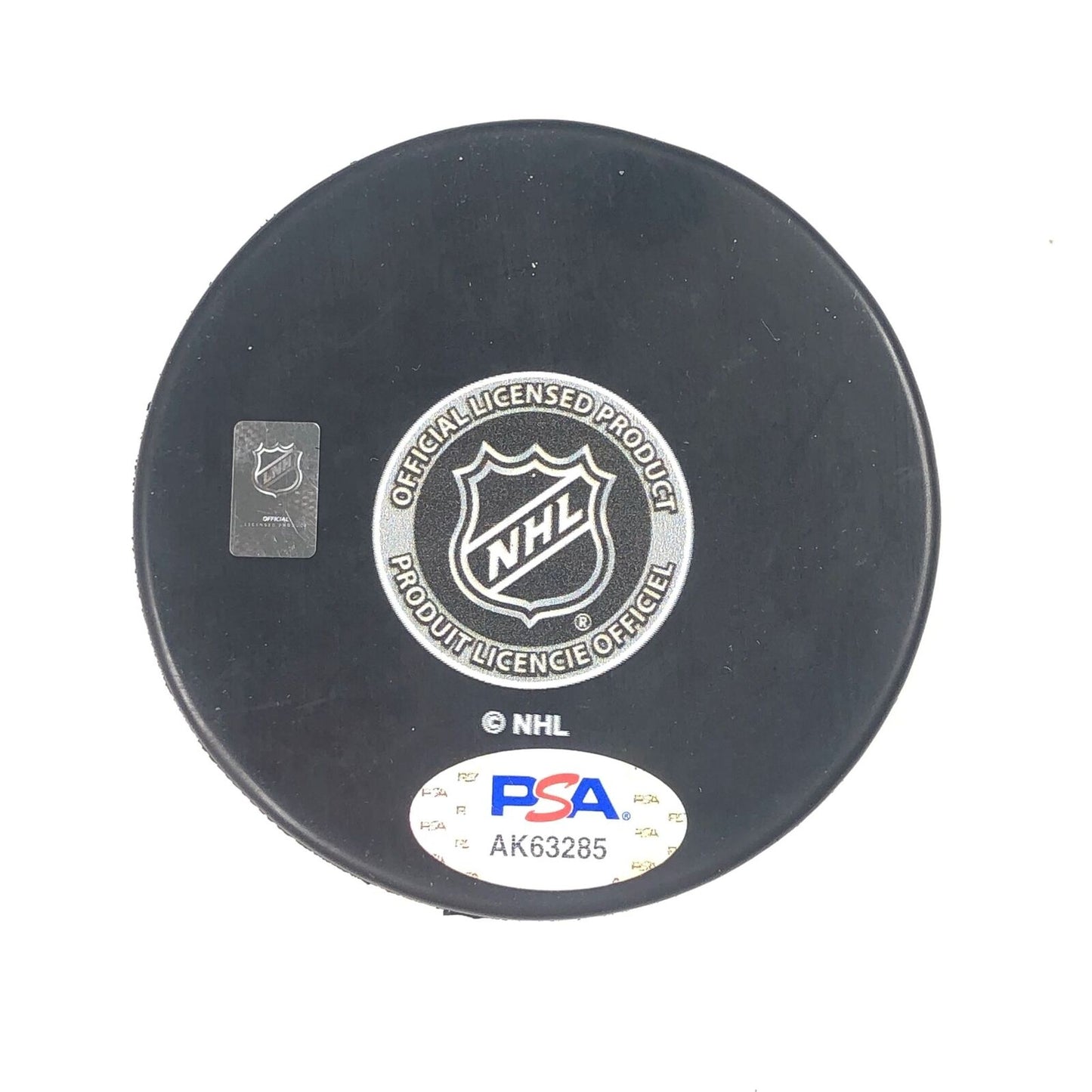 SAM LAFFERTY signed Hockey Puck PSA/DNA Chicago Blackhawks Autographed