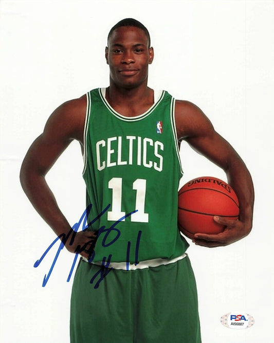 Marcus Banks signed 8x10 photo PSA/DNA Boston Celtics Autographed