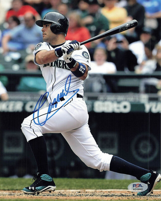 Jesus Montero signed 8x10 photo PSA/DNA Seattle Mariners Autographed