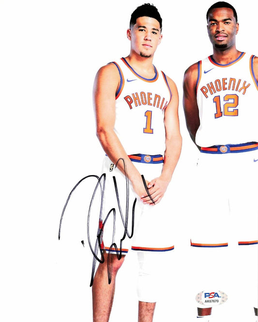 Devin Booker signed 8x10 photo PSA/DNA Phoenix Suns Autographed