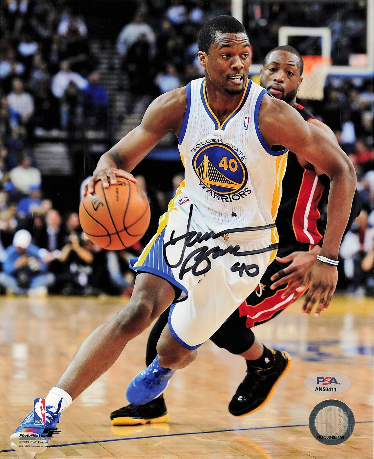 Harrison Barnes signed 8x10 photo PSA/DNA Warriors Autographed