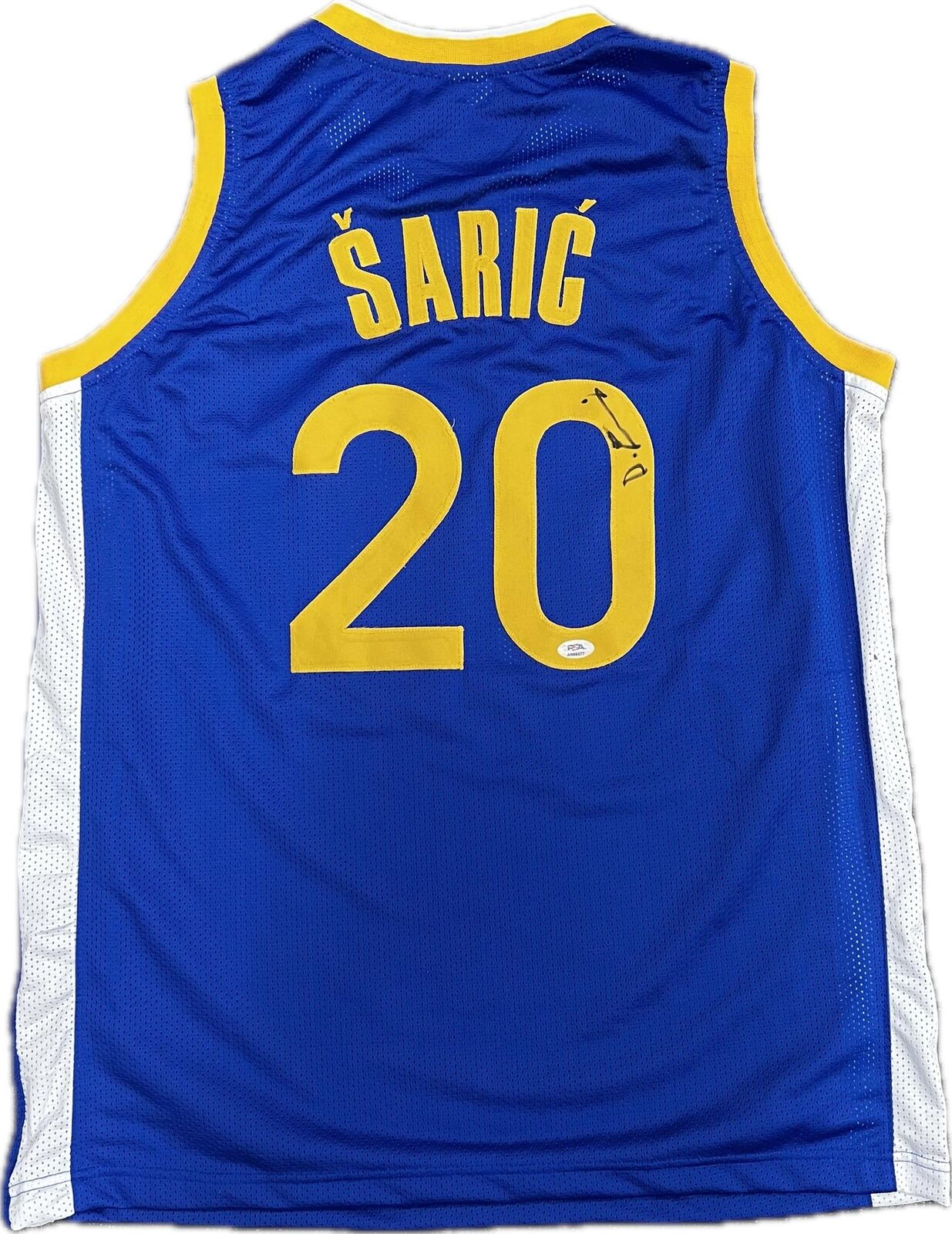 Dario Saric signed jersey PSA/DNA Golden State Warriors Autographed