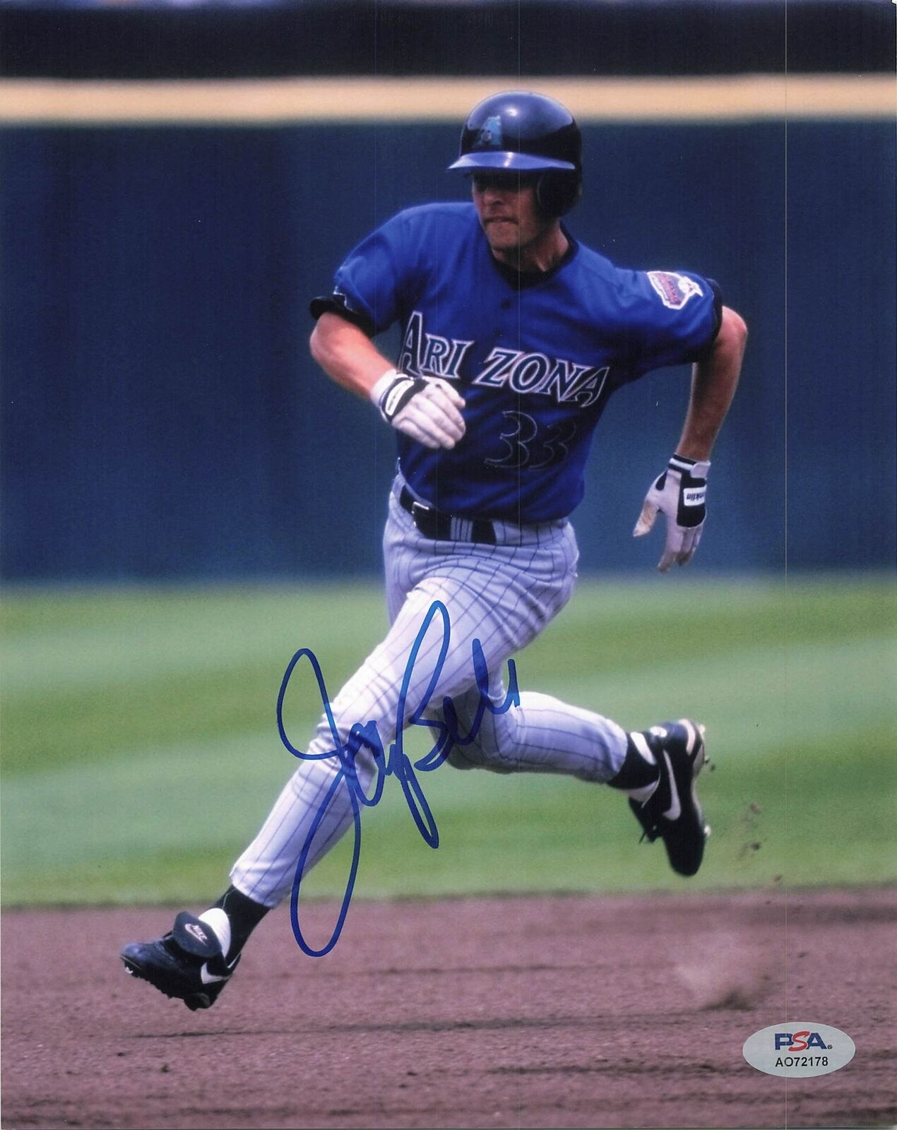 JAY BELL signed 8x10 photo PSA/DNA Arizona D-Backs Autographed