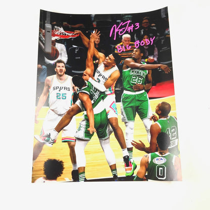 Keldon Johnson signed 11x14 photo PSA/DNA San Antonio Spurs Autographed