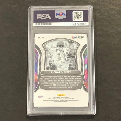 2021 Panini Prizm Racing Legends #82 Richard Petty Signed Card AUTO  PSA Slabbed