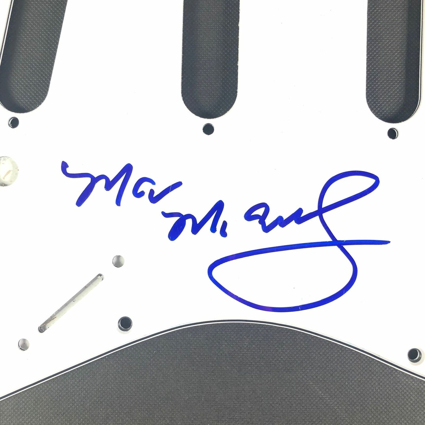 Mac McAnally Signed Pickguard PSA/DNA Autographed Coral Reefer