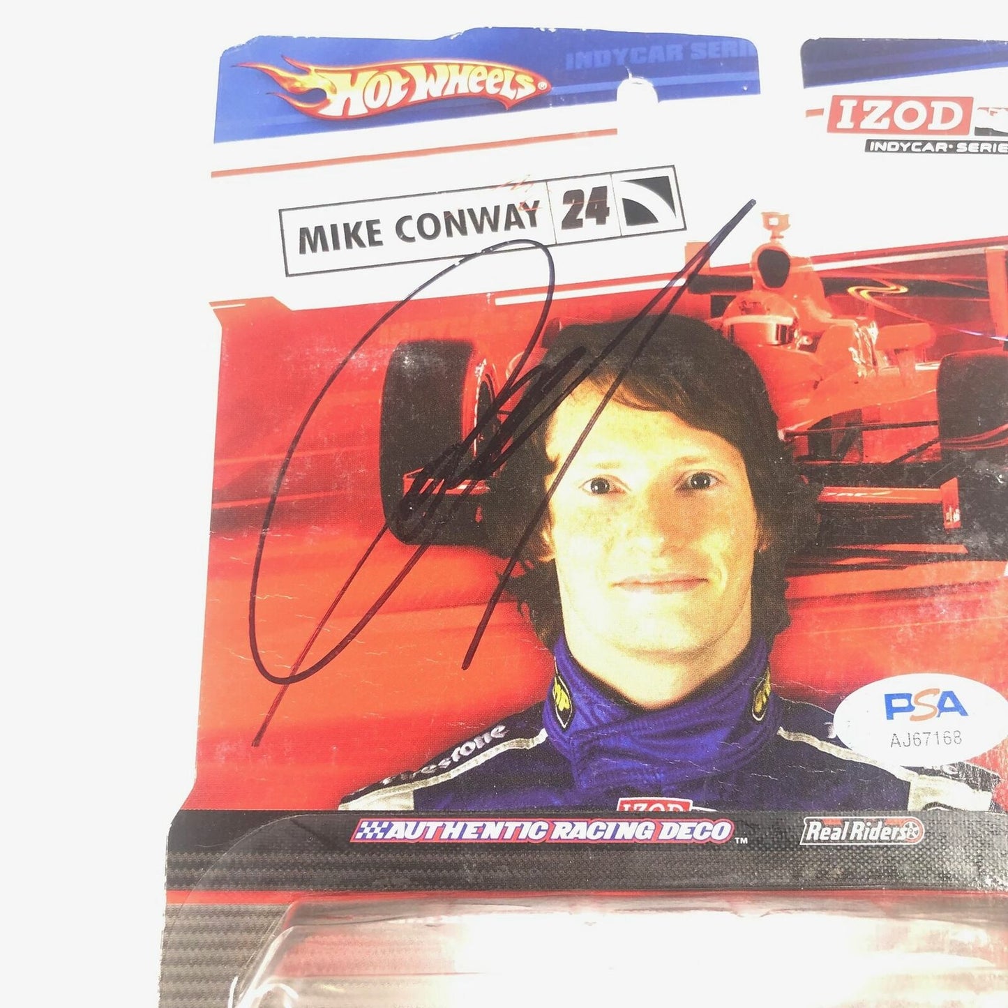 MIKE CONWAY Signed Hot Wheels Toybox PSA/DNA Racing