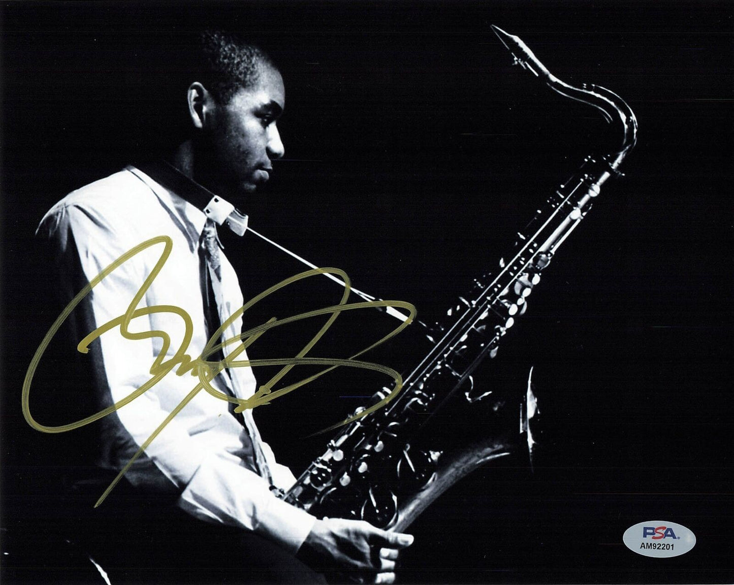 Branford Marsalis signed 8x10 photo PSA/DNA Autographed Musician