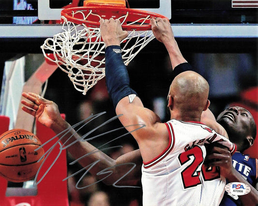 Taj Gibson signed 8x10 photo PSA/DNA Chicago Bulls Autographed