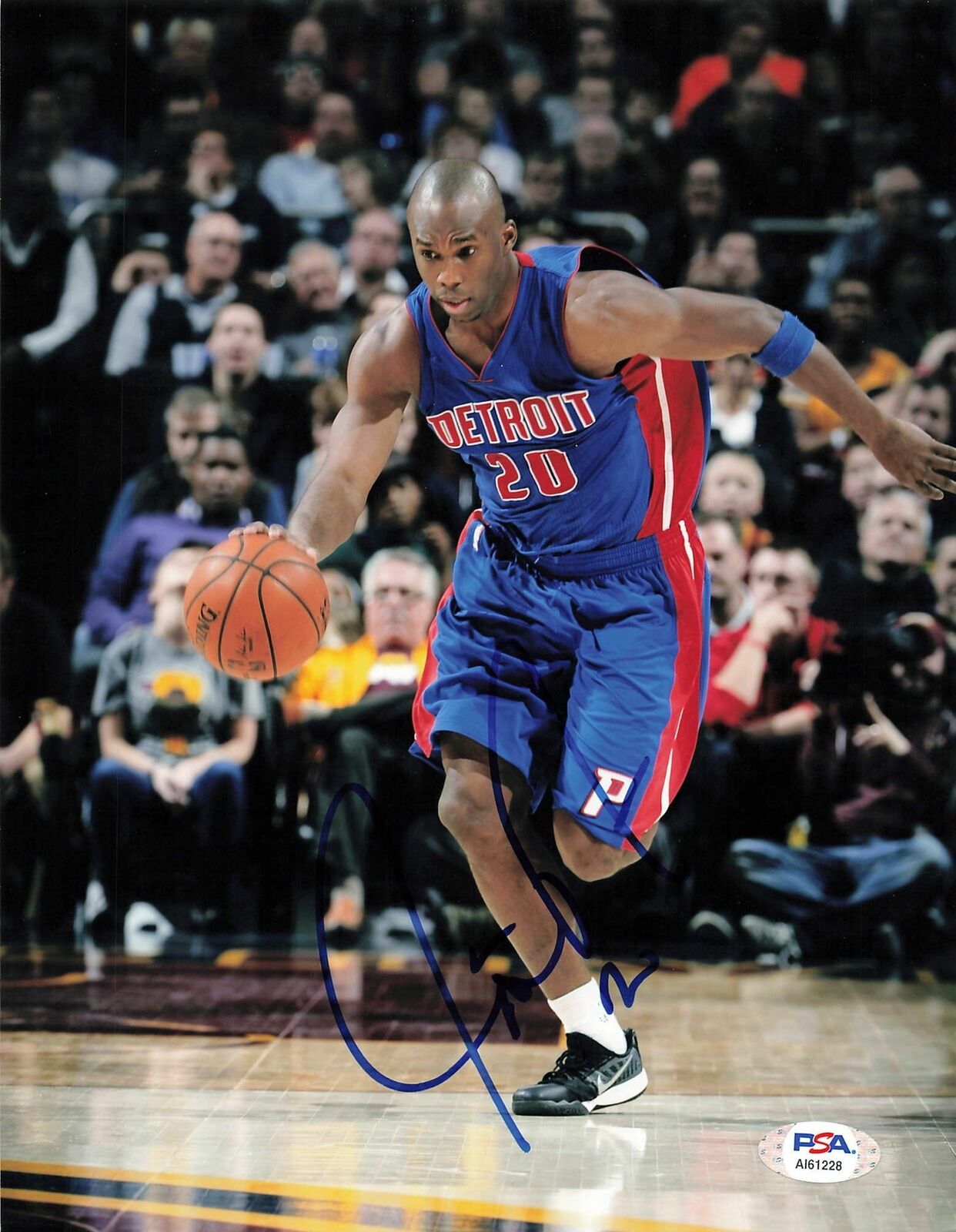 Jodie Meeks signed 8x10 photo PSA/DNA Detroit Pistons Autographed