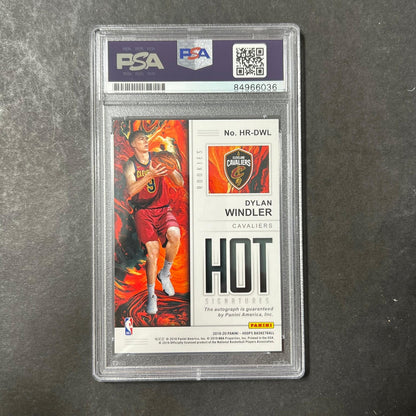2019 Panini Hoops #HR-DWL Dylan Windler Signed Card AUTO PSA Slabbed RC Cavalier