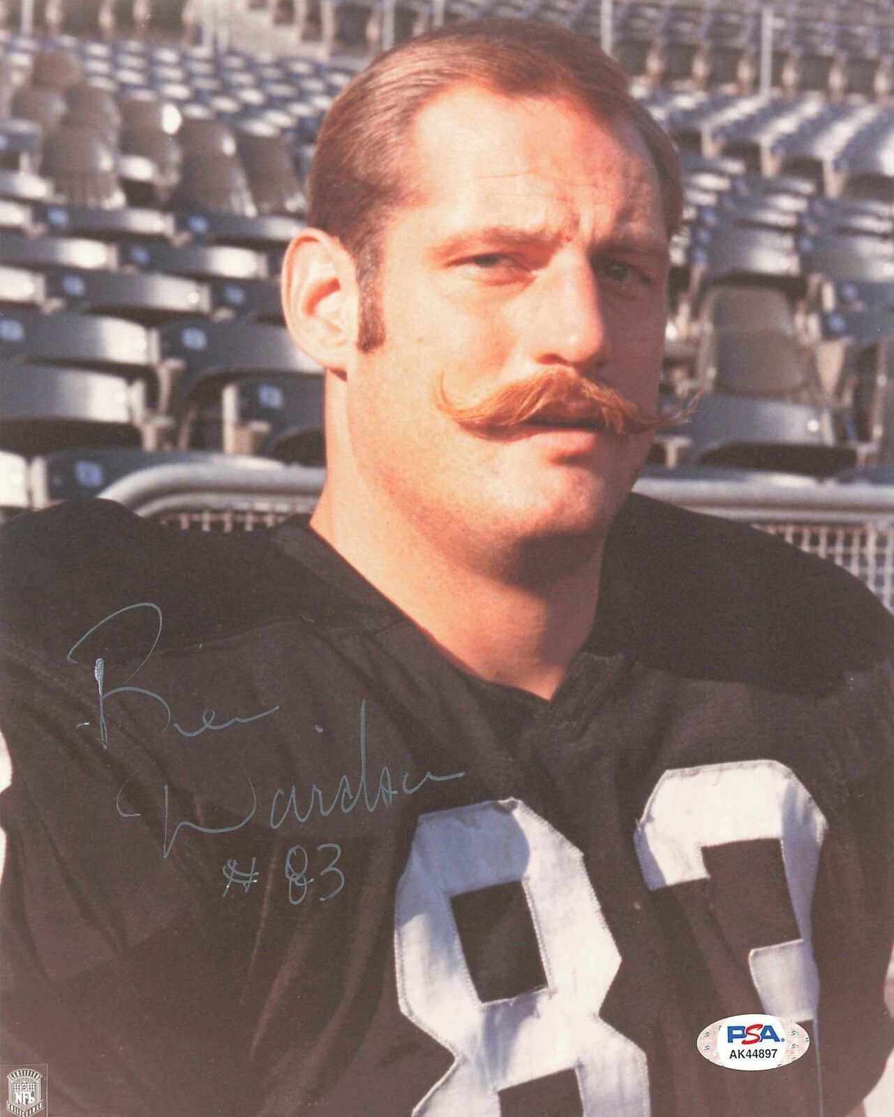 BEN DAVIDSON signed 8x10 photo PSA/DNA Oakland Raiders Autographed