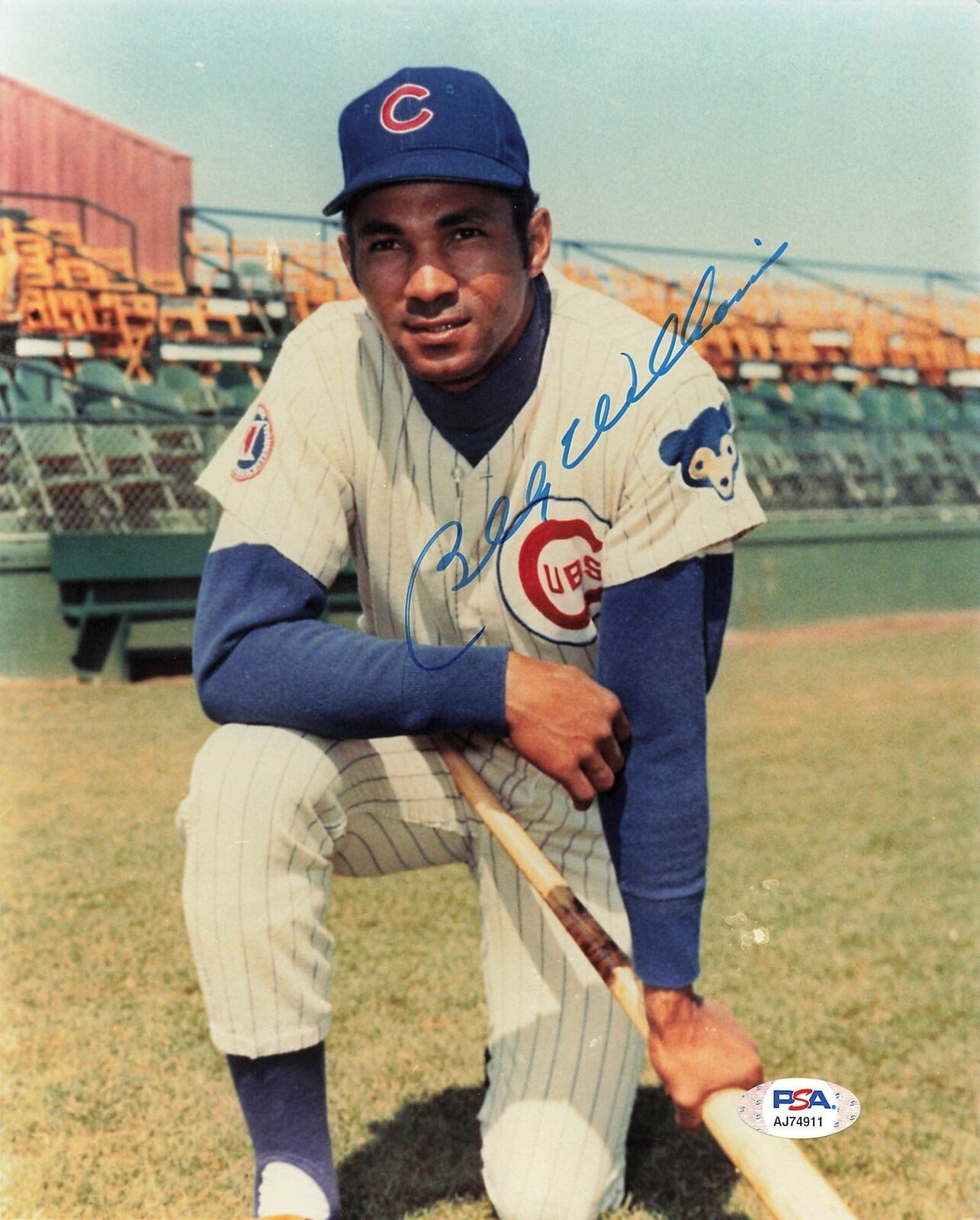 BILLY WILLIAMS signed 8x10 photo PSA/DNA Chicago Cubs Autographed