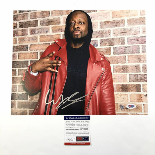 Wyclef Jean signed 11x14 photo PSA/DNA autographed