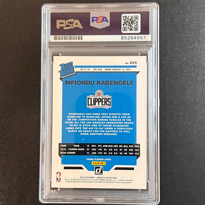 2019-20 Panini Donruss #225 Mfiondu Kabengele Signed Card AUTO PSA Slabbed Clipp
