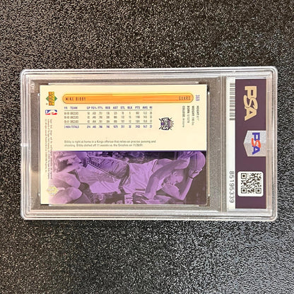 2001-02 Upper Deck #369 Mike Bibby Signed Card AUTO PSA Slabbed Kings