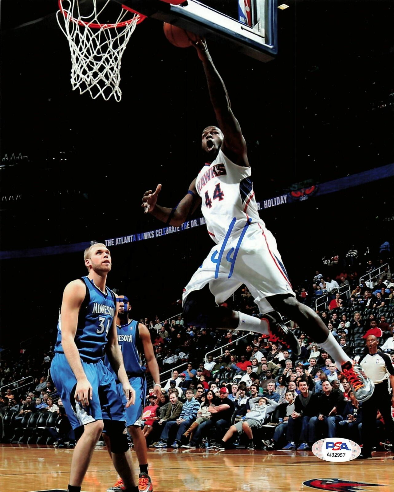 Ivan Johnson signed 8x10 photo PSA/DNA Atlanta Hawks Autographed