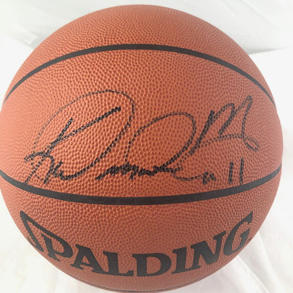 Karl Malone Signed Basketball PSA/DNA Utah Jazz Autographed