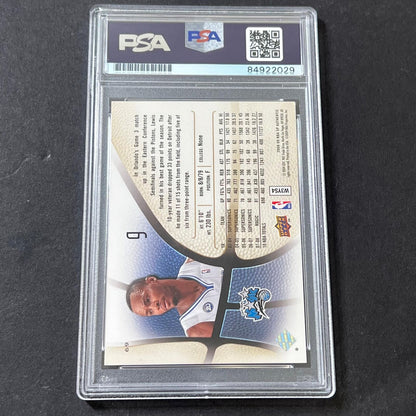 2008-09 NBA SP Authentic #9 Rashard Lewis Signed Card AUTO GRADE 10 PSA/DNA Slab