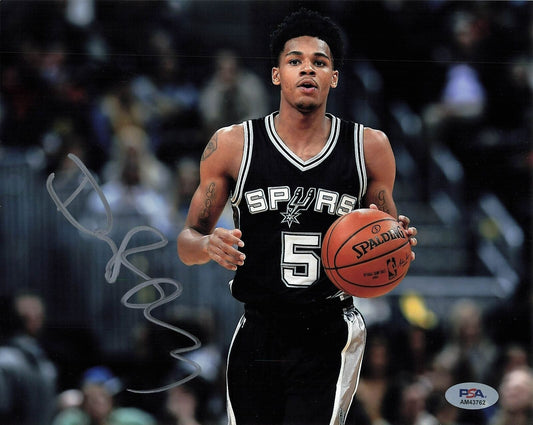 Dejounte Murray signed 8x10 photo PSA/DNA San Antonio Spurs Autographed