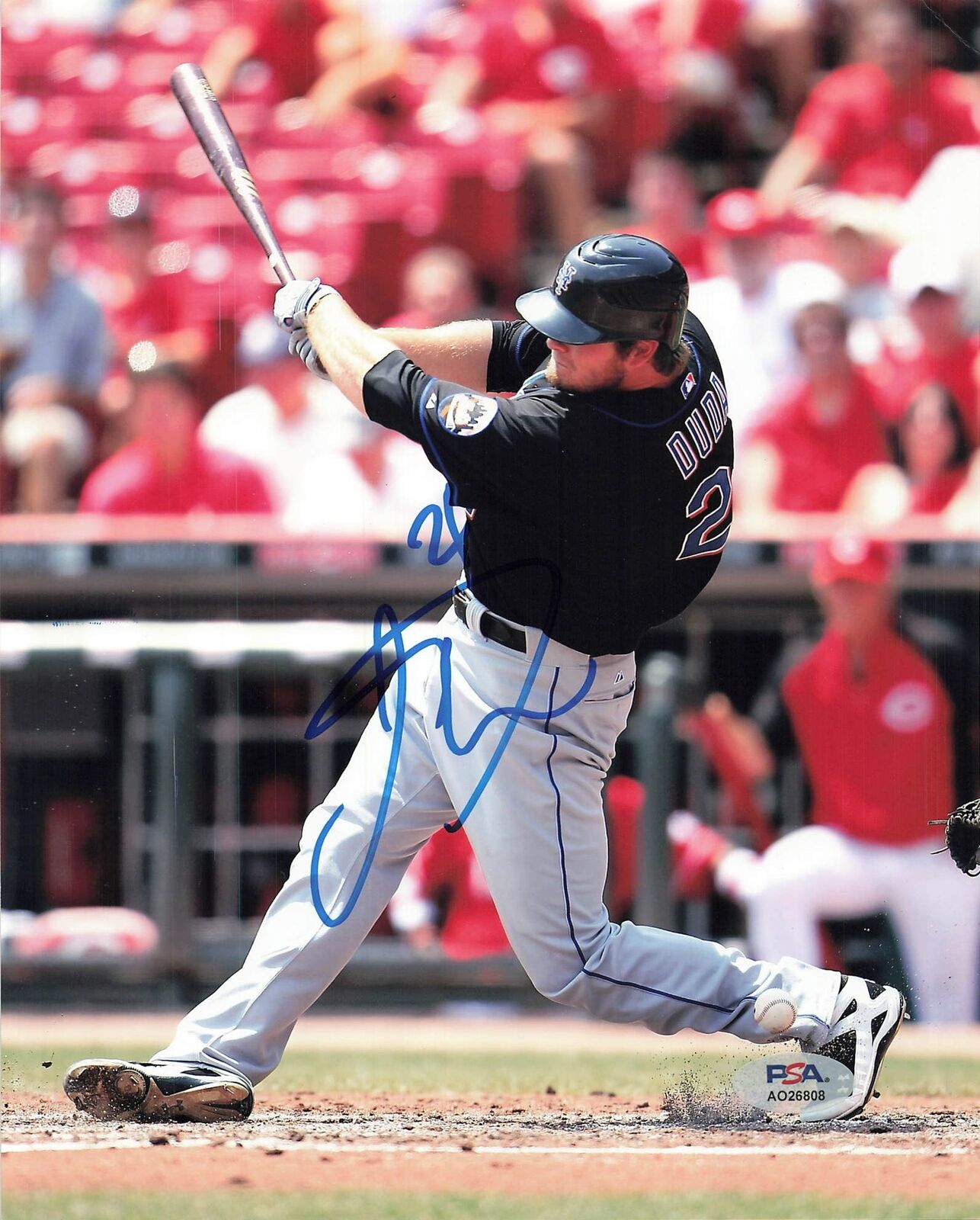 Lucas Duda signed 8x10 photo PSA/DNA New York Mets Autographed