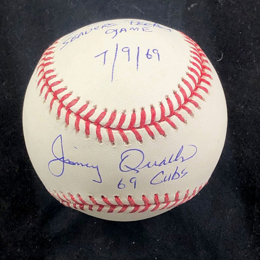 Jimmy Qualls Signed Baseball PSA/DNA Chicago Cubs Autographed