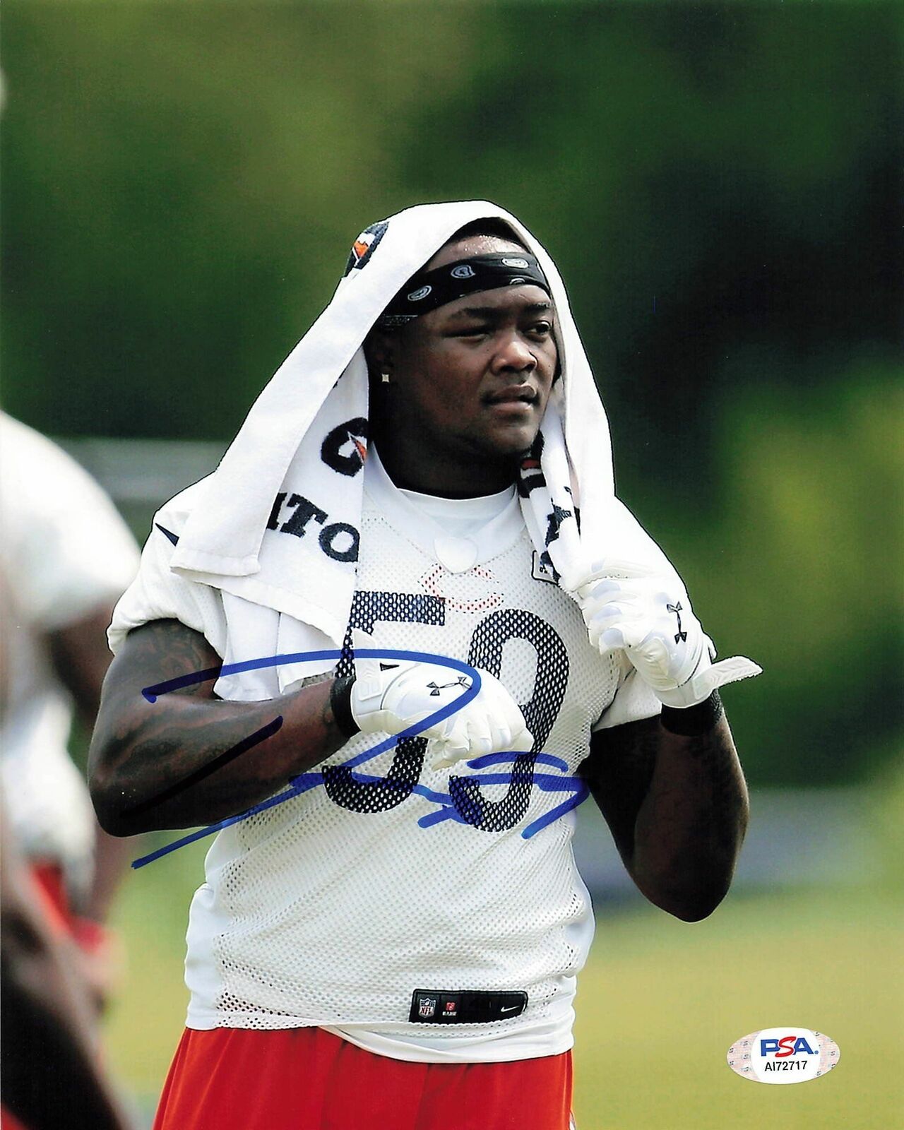 DANNY TREVATHAN Signed 8x10 photo PSA/DNA Chicago Bears Autographed