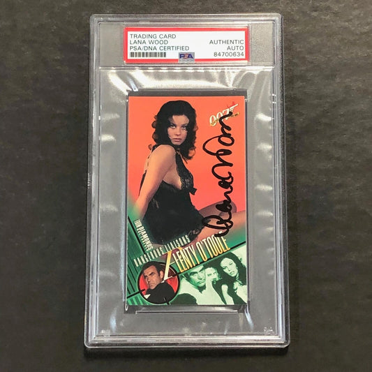 1997 Inkworks #39 Signed Card Lana Wood AUTO PSA/DNA Encapsulated Slabbed