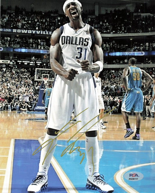 Jason Terry signed 8x10 photo PSA/DNA Dallas Mavericks Autographed