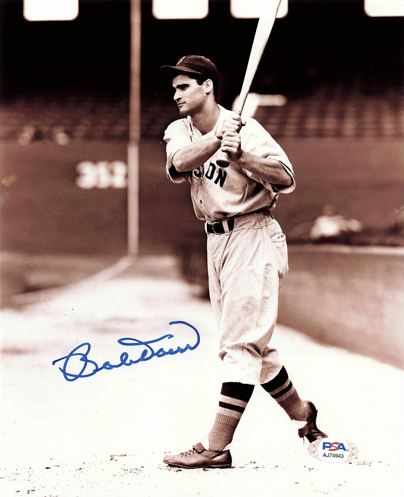 Bobby Doerr signed 8x10 photo PSA/DNA Boston Red Sox Autographed