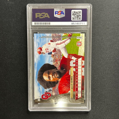 2012 Football Card #50 Billy Sims Signed Card PSA Slabbed Auto GRADE 10 Oklahoma