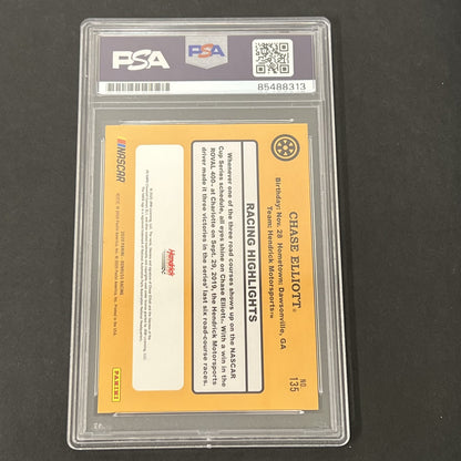 2020 Panini Donruss #135 Chase Elliott signed card PSA NASCAR