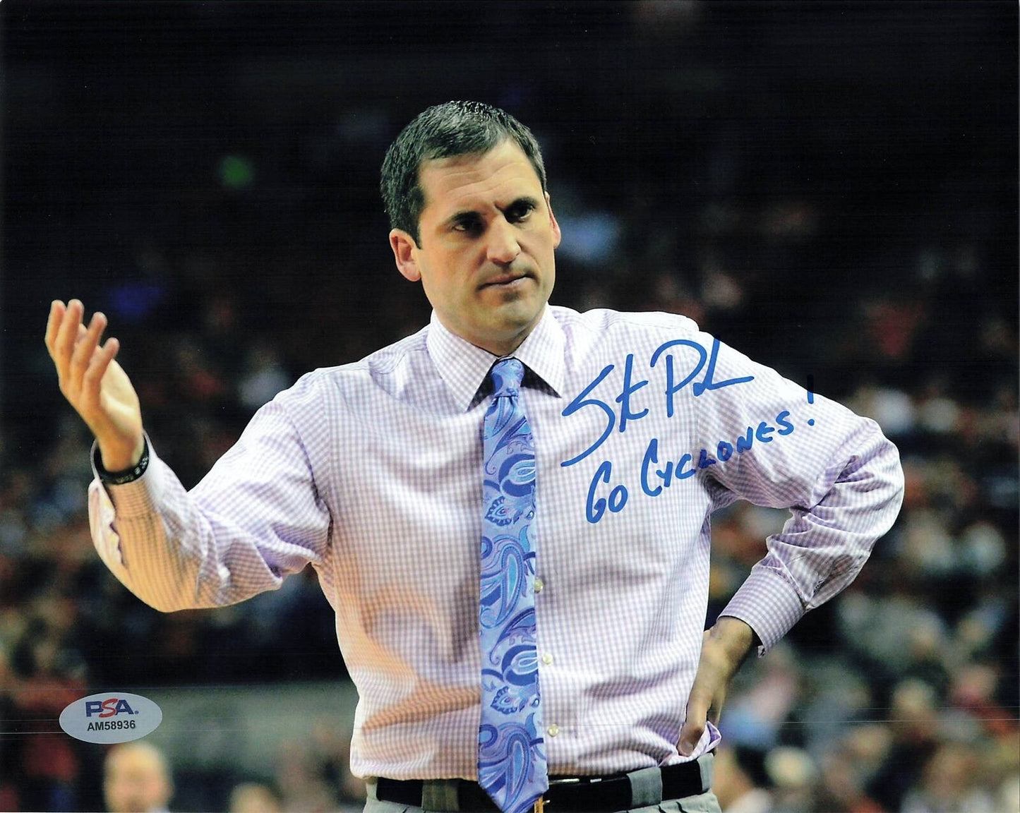 Steve Prohm signed 8x10  photo PSA/DNA Iowa State Cyclones Autographed