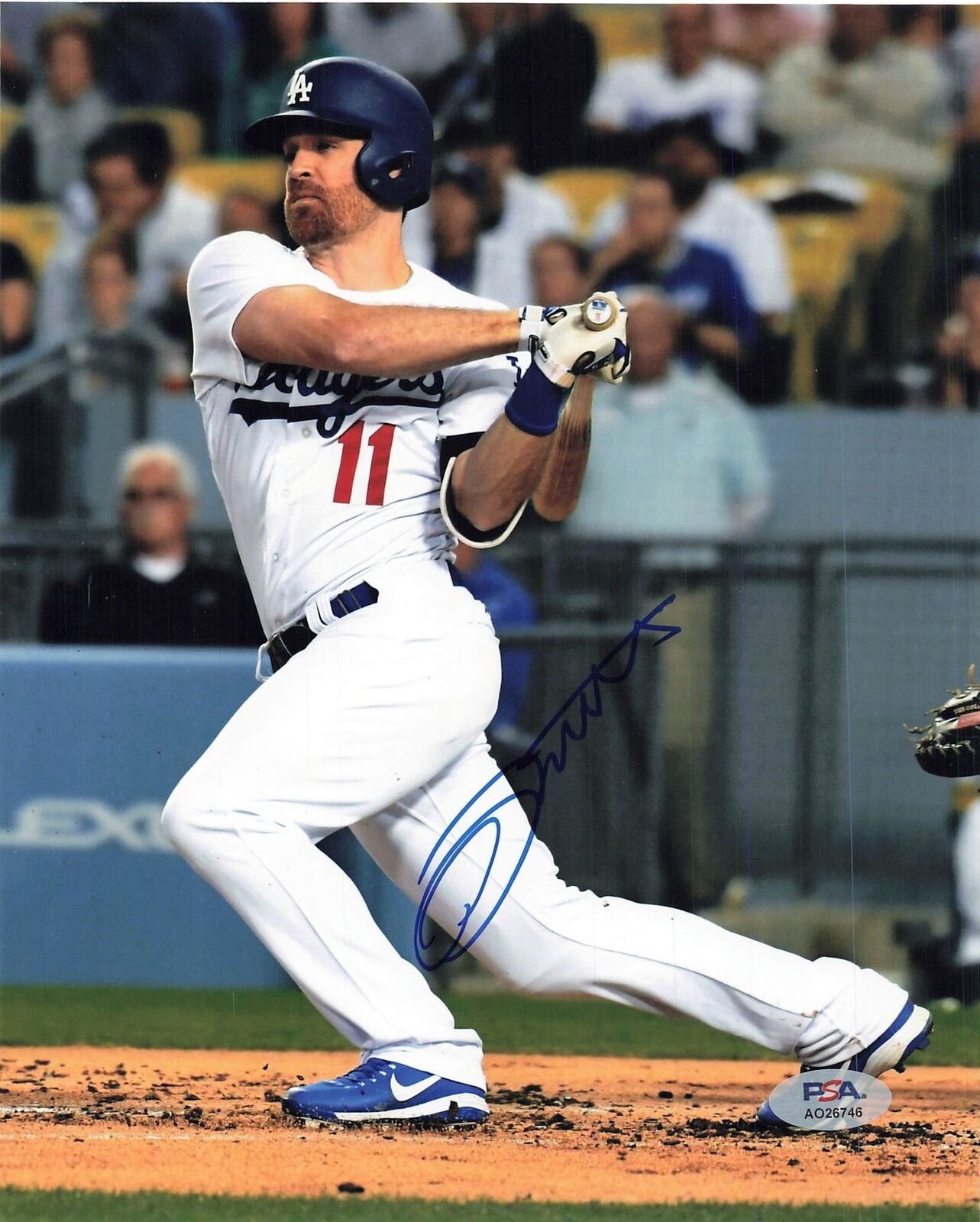 Logan Forsythe signed 8x10 photo PSA/DNA Los Angeles Dodgers Autographed