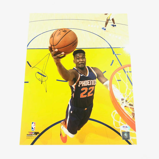 DeAndre Ayton signed 11x14 photo PSA/DNA Phoenix Suns Autographed