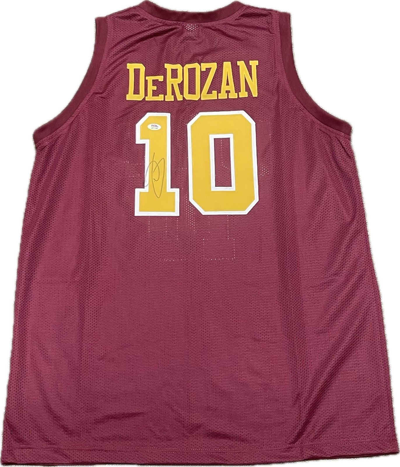 DeMar DeRozan Signed Jersey PSA USC Trojans Autographed