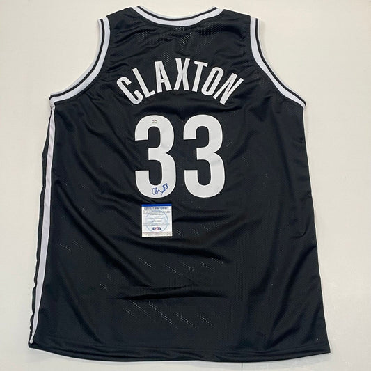 Nic Claxton Signed Jersey PSA/DNA Brooklyn Nets Autographed Black