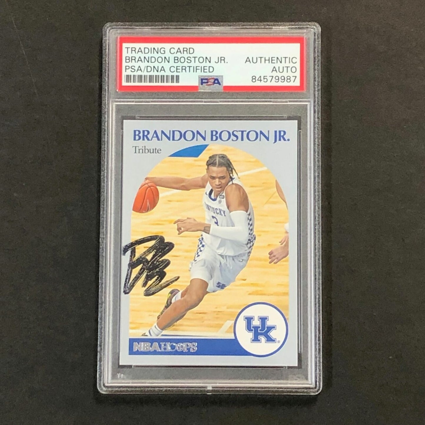 2021 Panini Chronicles Hoops #45 Brandon Boston Jr Signed Card AUTO PSA Slabbed