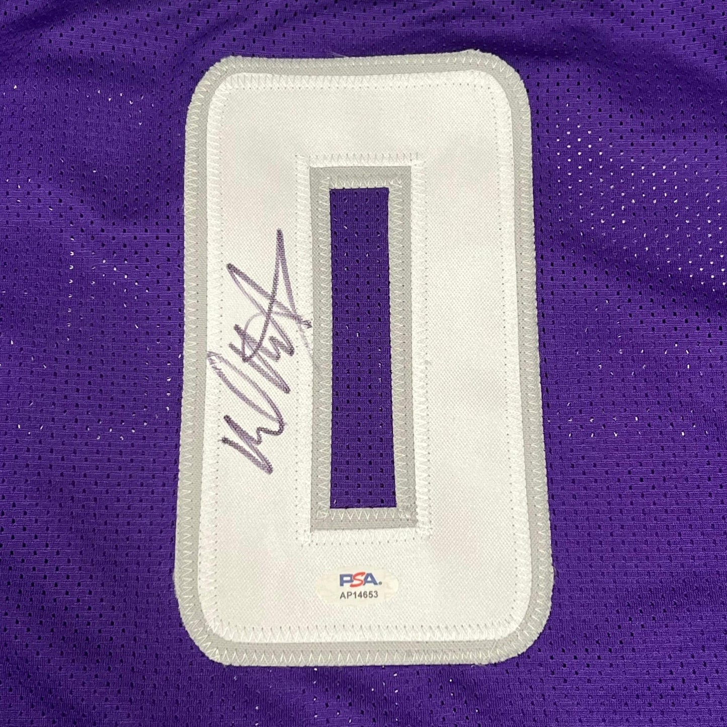 MALIK MONK signed jersey PSA/DNA Sacramento Kings Autographed