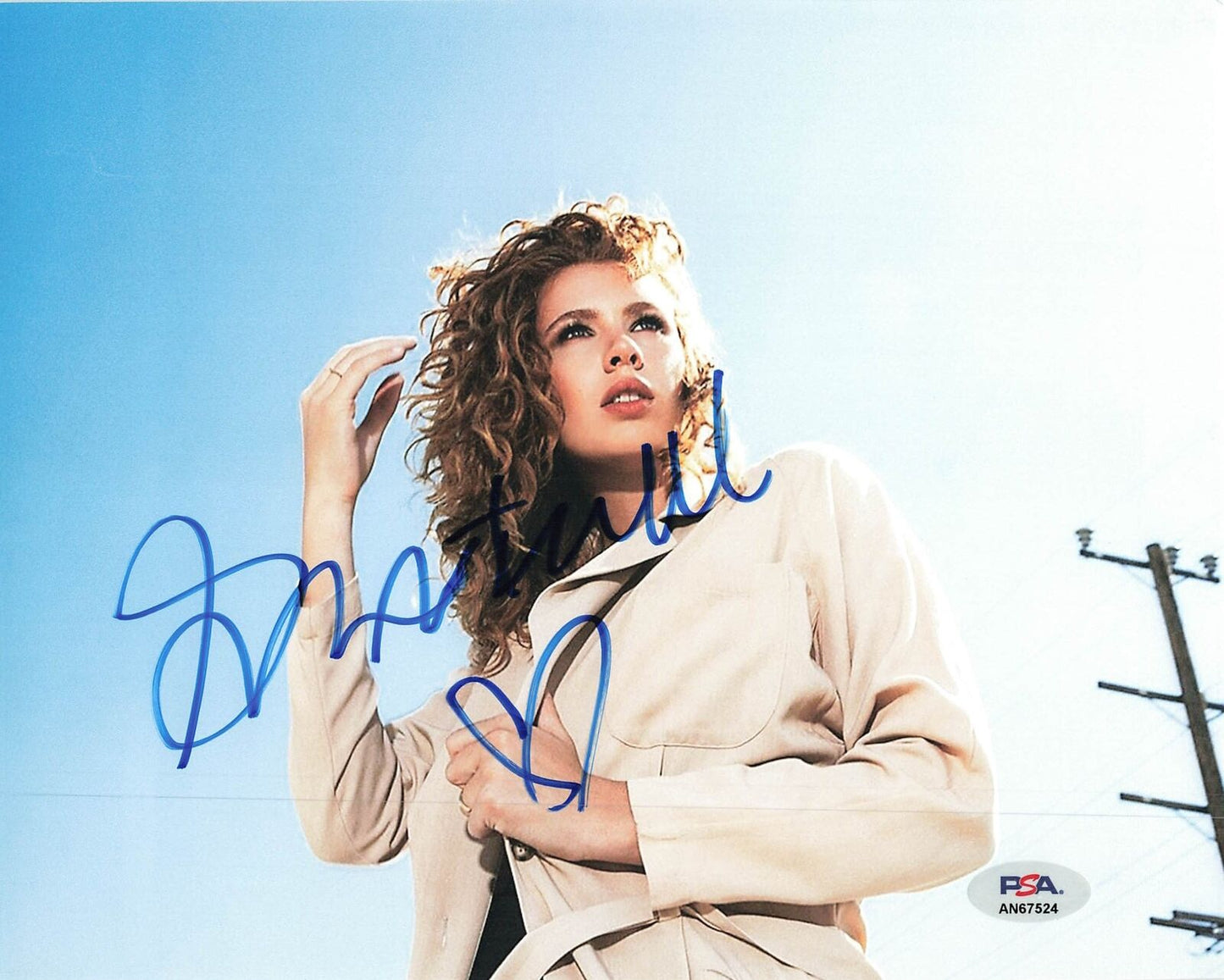 Grace Mitchell signed 8x10 photo PSA/DNA Autographed Singer