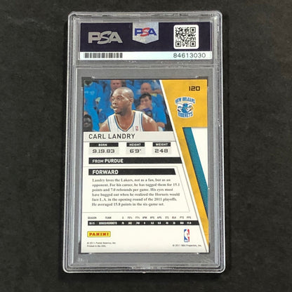 2010-11 Panini Season Update #120 Carl Landry Signed Card AUTO PSA/DNA Slabbed H