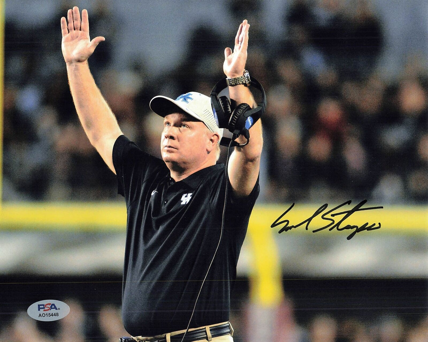 Mark Stoops signed 8x10 photo PSA/DNA Kentucky Wildcats Football Autographed