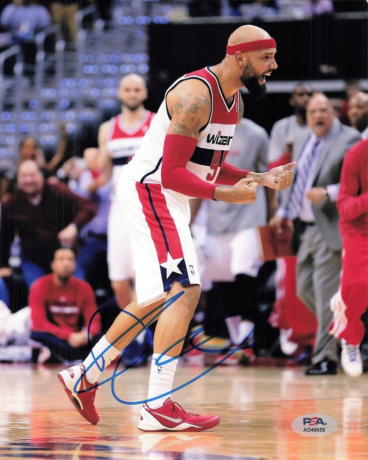 Drew Gooden signed 8x10 photo PSA/DNA Washington Wizards Autographed