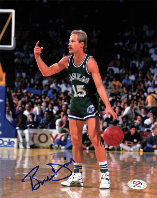 BRAD DAVIS signed 8x10 Photo PSA/DNA Dallas Mavericks Autographed