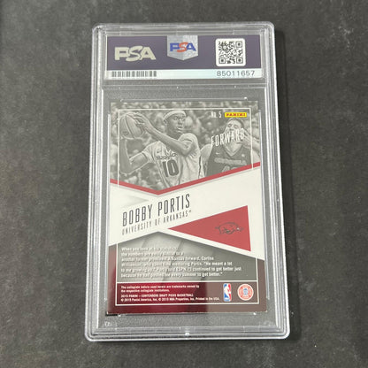 2015 Panini Contenders Draft Picks #5 Bobby Portis Signed Card AUTO PSA Slabbed