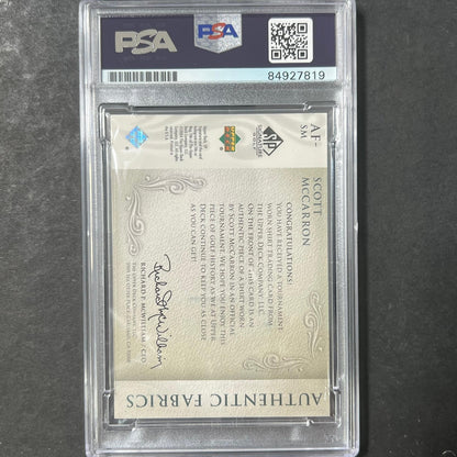 2004 Upper Deck #AF-SM Scott McCarron Signed Card PSA/DNA Autographed AUTO 10 Sl