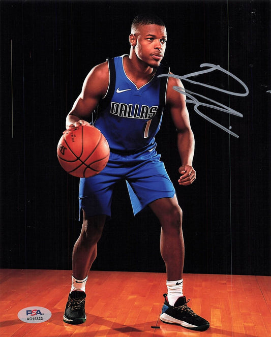 Dennis Smith Jr Signed 8x10 photo PSA/DNA Dallas Mavericks Autographed