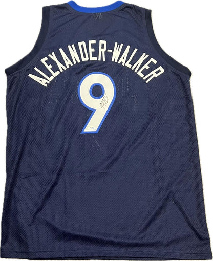 Nickeil Alexander-Walker Signed Jersey PSA/DNA Timberwolves Autographed