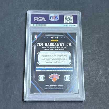 2013-14 Panini Pinnacle #43 Tim Hardaway Jr. Signed Card AUTO 10 PSA Slabbed Kni